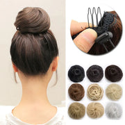 Synthetic Adjustable Hair Scrunchie Ponytails Extensions