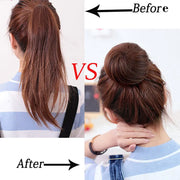 Synthetic Adjustable Hair Scrunchie Ponytails Extensions
