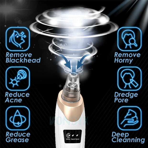 Blackhead Remover, Pore Vacuum Cleaner Black Dot, Nose Pore Acne Facial Cleaning, Pimple Remover Beauty Tool