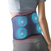 Cordless Heating Airbag Electric Infrared Back Massage Belt, Shockwave Technology bring comfortable vibration, 4-Eectric motors, 3 Vibration & 3 Massage Modes, 3 level of massage intensity