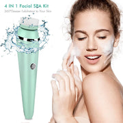 4 in 1 Electric Facial Spa Kit - 360° Deeper Exfoliation to Your Skin