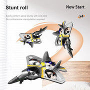 V17 RC Remote Control Airplane, 2.4G Remote Control Fighter Airplane - EPP Foam Toys Drone Gifts for Kids