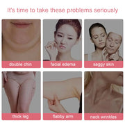 Facial Massager Roller- USB Rechargeable, 2 in 1 EMS - Microcurrent - V Shape Face Lifting - Double Chin Remover - Neck Skin Tighten RF Anti-Wrinkle